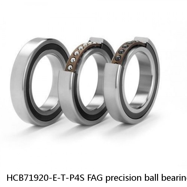 HCB71920-E-T-P4S FAG precision ball bearings