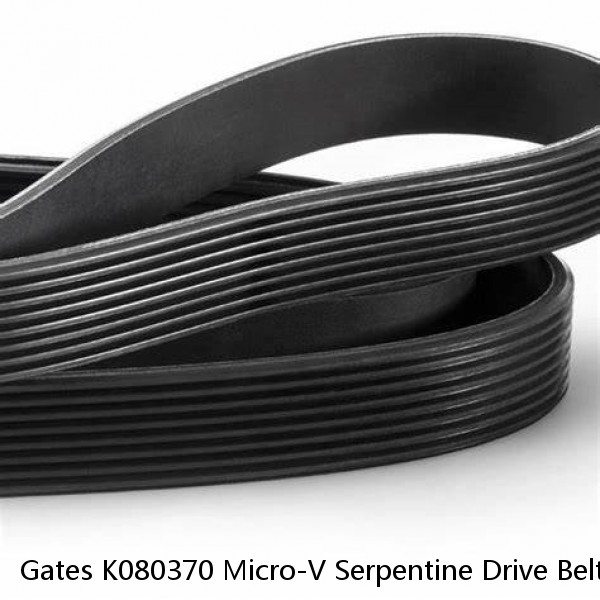 Gates K080370 Micro-V Serpentine Drive Belt For Select 13-16 BMW Models